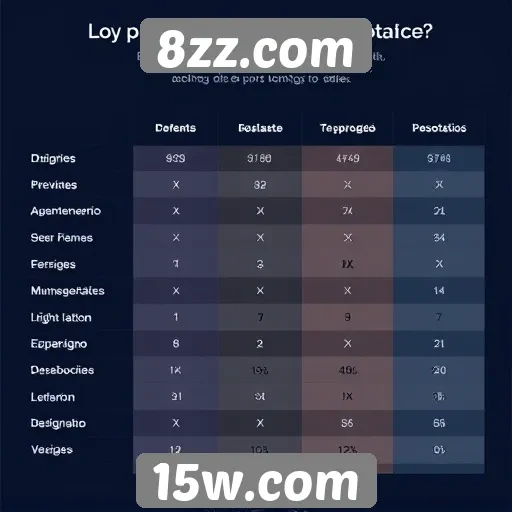 Comparação entre 8zz.com e concorrentes